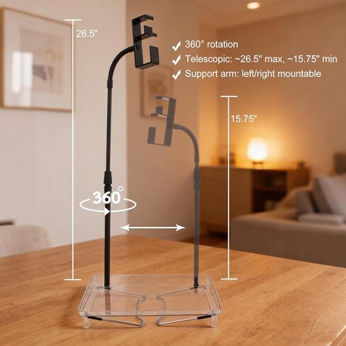 حامل خرطوم CPAP ومنظم بجانب السرير - حامل CPAP خالٍ من التلف على الحائط مع خطاف قابل للسحب وصينية واقية، شماعة لقناع/أنابيب CPAP، تخزين لملحقات CPAP، يحافظ على نظافة جانب السرير in Kuwait