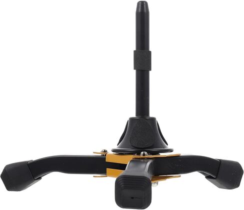 UKCOCO Portable Flute Clarinet Tripod Stand with Yellow Base, Iron Flute and Clarinet Display Holder Rack for Wind Instrument Accessories in Saudi Arabia