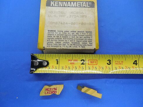 2 قطعة جديد KENNAMETAL NG3156L KC850 القصدير المغلفة كربيد الحز إدراجات NG 3126L in Kuwait