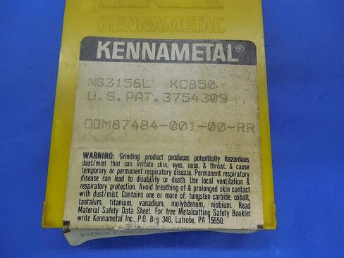 2 قطعة جديد KENNAMETAL NG3156L KC850 القصدير المغلفة كربيد الحز إدراجات NG 3126L in Kuwait