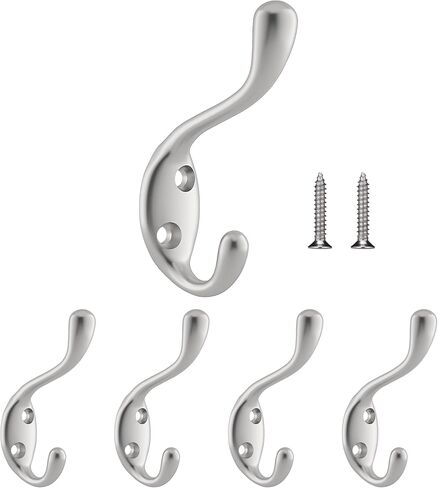 Richelieu Hardware BP9990130 Utility Over The Door Metal Hook, 1 in (25.5 mm), White in Saudi Arabia