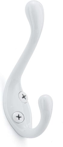 Richelieu Hardware BP9990130 Utility Over The Door Metal Hook, 1 in (25.5 mm), White in Saudi Arabia