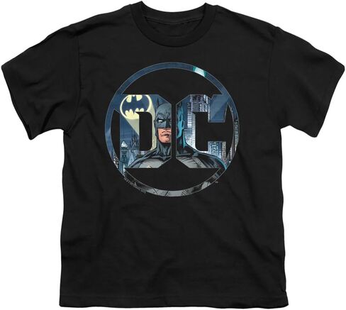 Popfunk Batman Logo Kids Youth T -Shirts & Stickers - Black - Small in Kuwait
