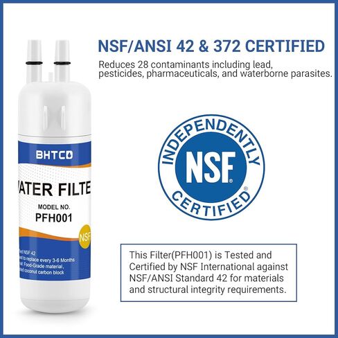 P8RFKB2L Water Filter for Kenmore Refrigerator Kitchen-Aid KRSF705HPS Ama-na ASD2575BRW01 Replacement.(2 Pcs) in Saudi Arabia