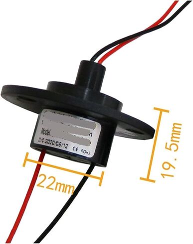 نوع القبعة حلقة منزلقة موصلة SRM022-2 * 5A 2 سلك 5A، مع شفة، طول الرصاص 200 مم in Saudi Arabia
