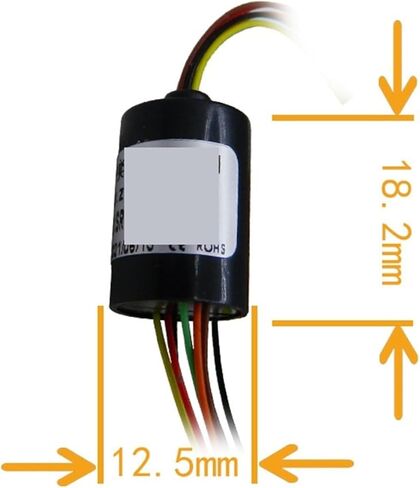 SRM012-06U Flangeless Conductive Slip Ring pan/tilt high Speed Ball in Saudi Arabia