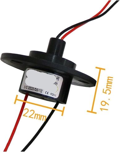 SRM022-2R4A حلقة انزلاقية موصلة 2-Way 4A القطر الخارجي 22 مم دوران 360 درجة in Saudi Arabia