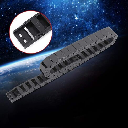 Nylon Wire Cable Carrier Drag Chain, High Elasticity Cable Drag Chain 15mm x 30mm Plastic Semi Closed CNC Machine Tool for Automated Machinery in Kuwait