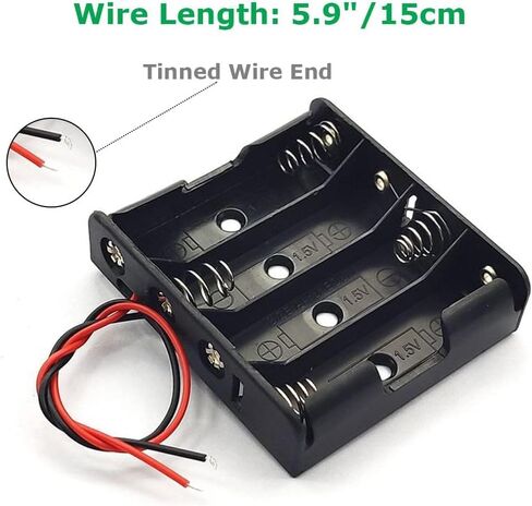 16 قطعة محول بطارية AAA إلى AA، محول بطارية من البلاستيك المتين AAA إلى AA، لون شفاف in Kuwait