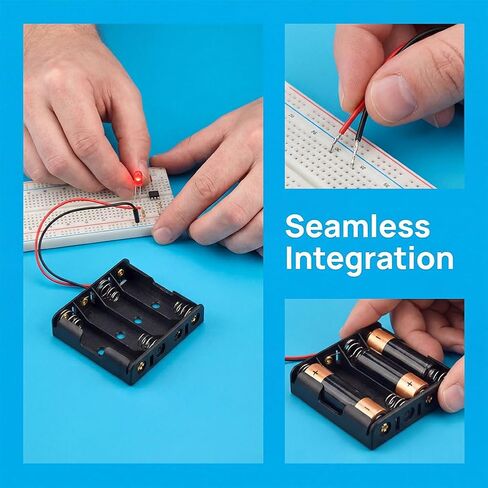 16 قطعة محول بطارية AAA إلى AA، محول بطارية من البلاستيك المتين AAA إلى AA، لون شفاف in Kuwait