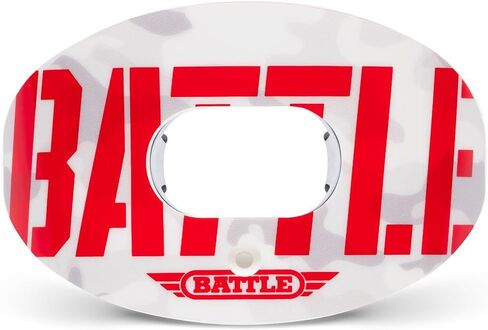 Battle Sports Oxygen Football Mouthguard, Stencil Camo, No Boiling Required, Braces Compatible (Grey Camo) in Saudi Arabia