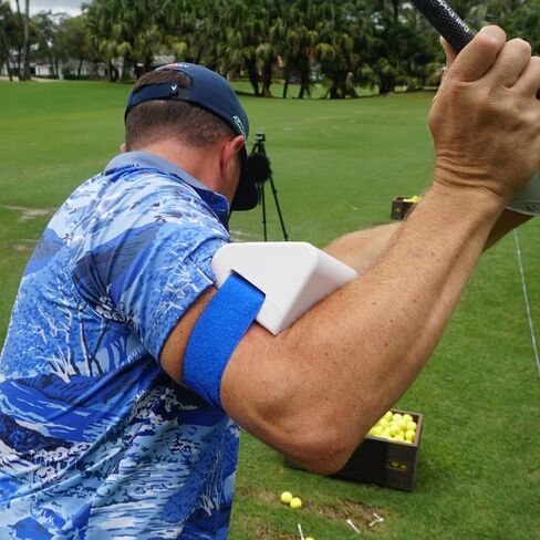 GolfTrainingAids The Pro-Slot Trainer أداة تدريب التأرجح للجولف تساعد على القوة والدقة والاتساق | يحسن ميكانيكا التأرجح، ودوران الكتف وتمديد الذراع - تصميم إسفنجي مريح in Kuwait