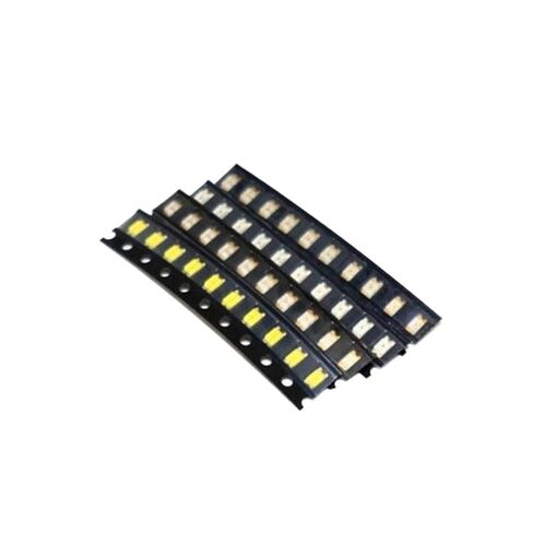 100 قطعة 1206 SMD LED أحمر أصفر أخضر دافئ أبيض أزرق برتقالي أرجواني صمام ثنائي باعث للضوء حبة فائقة السطوع (أصفر 100 قطعة) in Saudi Arabia
