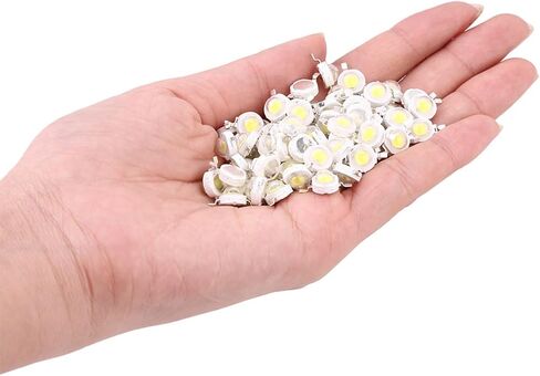 White Light Emitting Diode 100~110lm 3W LED Beads with Aluminum Alloy Base Easy Heat Dissipation for Outdoor Lighting Projects (True White 6000-6500K) in Saudi Arabia