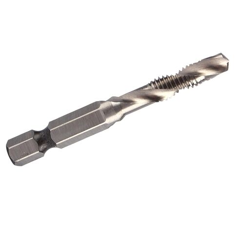 Semme M6 HSS Hex Shank Drill & Tap Taper Drill Bits Power Tool for Soft Metals Aluminum Iron, High Hardness Durable in Saudi Arabia