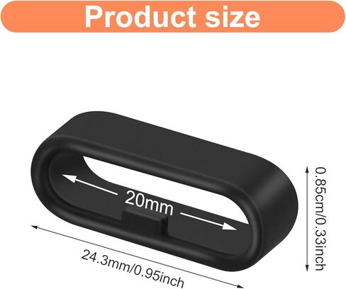 12 حزمة من أقفال الشريط السحري لـ Magic Band & Band+ & Band2.0، أشرطة أمان للساعة الذكية متعددة الألوان، حلقات حامل أمان من السيليكون لملحقات الساعة الذكية (ملونة) in Kuwait