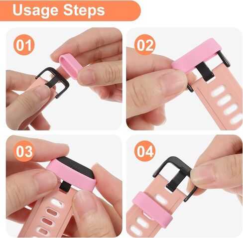 12 حزمة من أقفال الشريط السحري لـ Magic Band & Band+ & Band2.0، أشرطة أمان للساعة الذكية متعددة الألوان، حلقات حامل أمان من السيليكون لملحقات الساعة الذكية (ملونة) in Kuwait