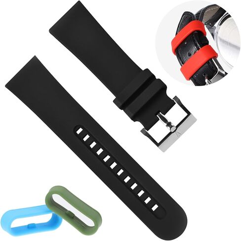 12 حزمة من أقفال الشريط السحري لـ Magic Band & Band+ & Band2.0، أشرطة أمان للساعة الذكية متعددة الألوان، حلقات حامل أمان من السيليكون لملحقات الساعة الذكية (ملونة) in Kuwait