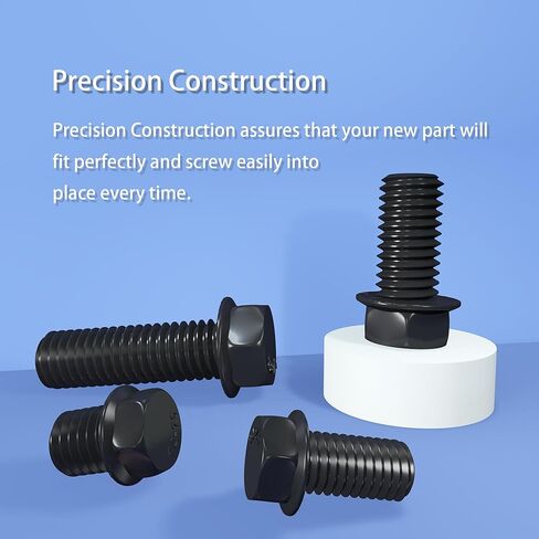 مسامير سداسية مطلية بالزنك الأسود، 304 من الفولاذ المقاوم للصدأ، ملولبة بالكامل، أحجام متنوعة، معيار DIN 933 / ISO 4017، مسامير آلة ذات رأس سداسي خارجي (3/8 بوصة - 16 × 1 6 قطع) in Kuwait