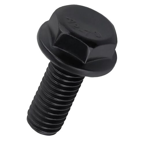 M10-1.5 x 70mm Hex Flange Bolt Black, 304 Stainless Steel (A2-70), Full Thread, Black Flange Hex Screws 10 Pack in Saudi Arabia