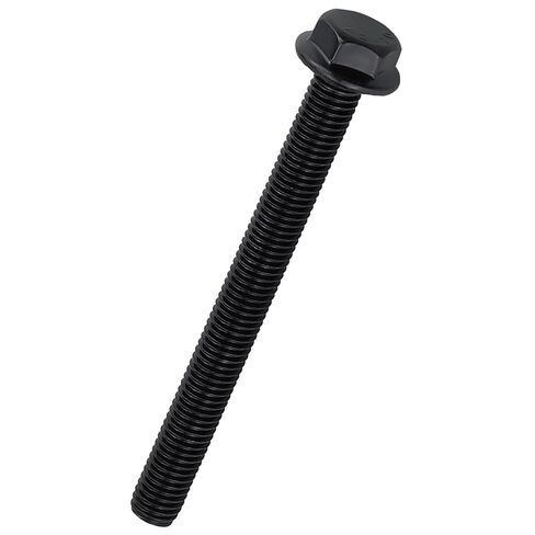 M10-1.5 x 70mm Hex Flange Bolt Black, 304 Stainless Steel (A2-70), Full Thread, Black Flange Hex Screws 10 Pack in Saudi Arabia