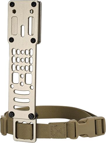 حافظة بحزام الساق لـ QLS، محول حافظة معياري من سبائك الألومنيوم مع حزام الفخذ، معدات شرطة تكتيكية لعشاق Airsoft والخارجية in Kuwait