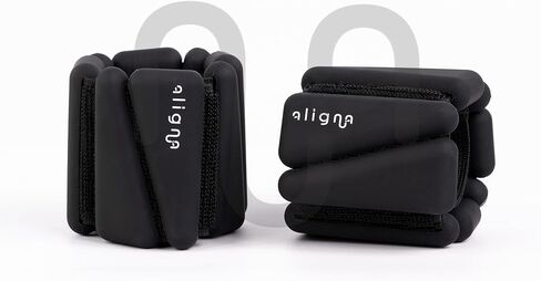 Aligna Pilates Essential Kit | Complete Home Set for Balance, Flexibility & Strength | 8-Piece Set with Pilates Ring, Softball, Resistance Bands, Ankle Weights, Yoga Socks & Carry Bag in Saudi Arabia