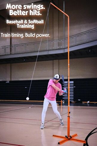 HRT3000 Home Run Trainer – Advanced Baseball & Softball Moving Ball Hitting Practice Tool – Solo Training, Real Timing & High Rep Development for Youth, High School and Collegiate Levels in Saudi Arabia