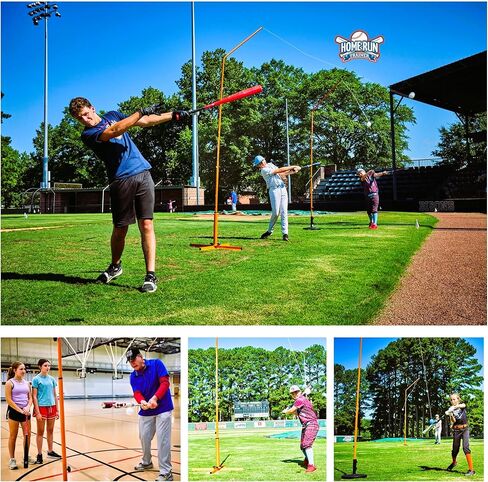 HRT3000 Home Run Trainer – Advanced Baseball & Softball Moving Ball Hitting Practice Tool – Solo Training, Real Timing & High Rep Development for Youth, High School and Collegiate Levels in Saudi Arabia