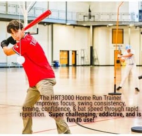 HRT3000 Home Run Trainer – Advanced Baseball & Softball Moving Ball Hitting Practice Tool – Solo Training, Real Timing & High Rep Development for Youth, High School and Collegiate Levels in Saudi Arabia