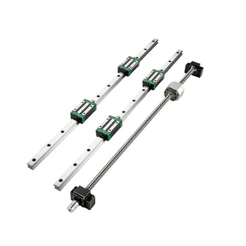 HGR20 2 قطعة سياج توجيهي خطي 600-2000 مللي متر 4 قطعة كتل الشرائح RM1605 ballscrew الكرة الجوز BF12/BK12 الجوز (2 قطعة HGR20-1000mm) in Kuwait