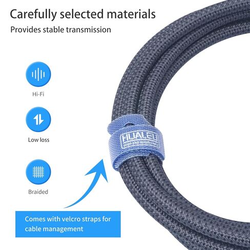 1.5 قدم الزاوية اليمنى 3Pin XLR ذكر إلى 3Pin XLR أنثى كابل Audioao، خلاط، ميكروفون، كابل صوت مكبر للصوت - 2-Pack in Saudi Arabia