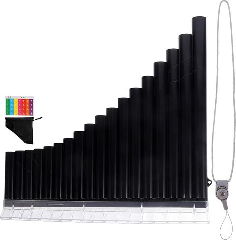 C مفتاح عموم الناي 18 أنابيب متوسطة الحجم C أداة الرياح المحمولة التقليدية Panpipe للمدرسة والأداء in Kuwait