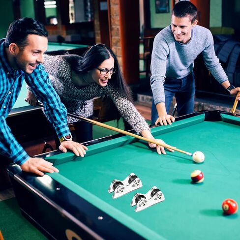 قطعتان من جهاز فحص استقامة عصا البلياردو - ملحقات البلياردو الأساسية لنوادي السنوكر واللاعبين - أداة فحص استقامة بكرة البلياردو المحمولة والدقيقة in Kuwait