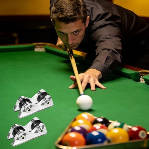 قطعتان من جهاز فحص استقامة عصا البلياردو - ملحقات البلياردو الأساسية لنوادي السنوكر واللاعبين - أداة فحص استقامة بكرة البلياردو المحمولة والدقيقة in Kuwait