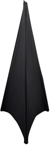 Rockville RSC7B Tripod PA Speaker Stand Scrim Cloth, 360 Degree Cover, Wrinkle Resistant, for DJ Speaker Stands and Stage Setups, 2-piece in Saudi Arabia