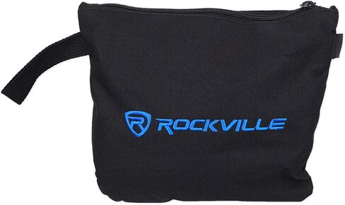 Rockville RSC7B Tripod PA Speaker Stand Scrim Cloth, 360 Degree Cover, Wrinkle Resistant, for DJ Speaker Stands and Stage Setups, 2-piece in Saudi Arabia