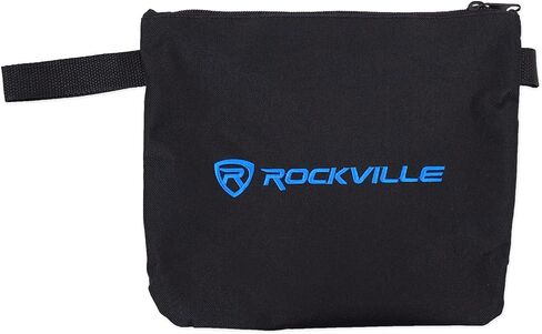 Rockville RSC7B Tripod PA Speaker Stand Scrim Cloth, 360 Degree Cover, Wrinkle Resistant, for DJ Speaker Stands and Stage Setups, 2-piece in Saudi Arabia