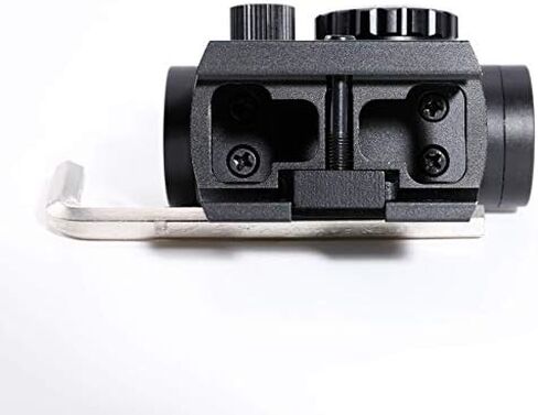 Hiram Green Red Dot Sight 1x20mm Micro Rifle Scope 4 MOA Reflex Sight مع شبكاني مضيء و7 مستويات سطوع، حامل نطاق Picatinny Rail Riser مقاس 20 مم، ملحق تكتيكي مضاد للضباب مقاوم للماء in Kuwait