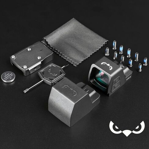 TYTO-G منظر نقطة خضراء لبصمة RMR 2.5 MOA Motion Awake منظر منعكس مفتوح عدسة 1x24.5 مم مسدس ألومنيوم بصري للمسدسات كاملة الحجم in Kuwait