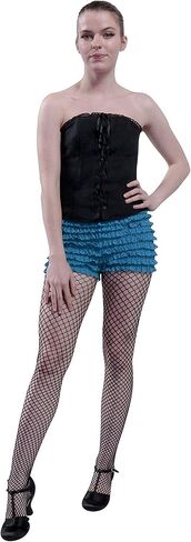 Malco Modes Booty Boy Short Bloomers for Lolita Clothes | Black Small Ruffle Booty Shorts for Womens Dresses in Kuwait