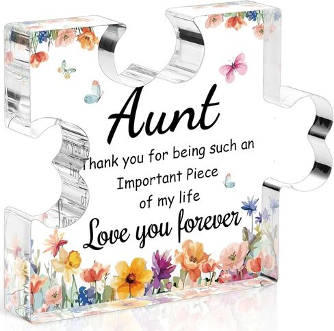Funnli Gifts for Mom in Spanish, Regalos Mamá Acrylic Puzzle Plaque, Regalos para Mamá, Mothers Day Birthday Gift for Mom Spanish from Daughter Son in Saudi Arabia