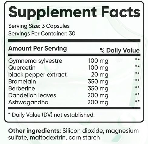 كبسولات صحة الأمعاء من نورا مع الفلفل الأسود البربرين - مكمل للأغشية الحيوية للأمعاء للنساء، توازن الجهاز الهضمي، غير معدل وراثيًا، 90 كبسولة (1) in Kuwait