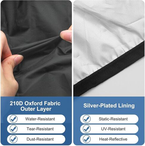 EEEKit 2 Pack Printer Dust Covers, Waterproof Printer Protective Cover Compatible with HP DeskJet Canon PIXMA Epson XP Series, UV-resistant, 18.1 x 15 x 8.3 in in Saudi Arabia