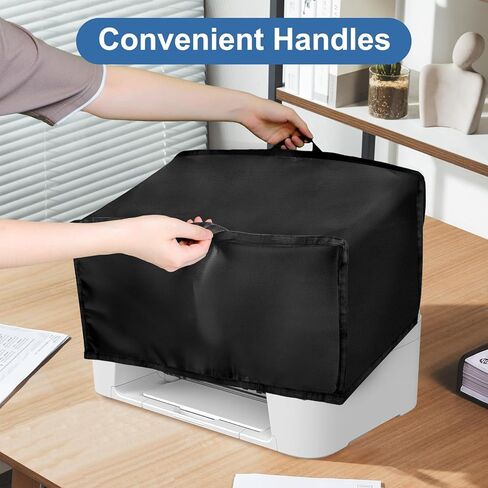 EEEKit 2 Pack Printer Dust Covers, Waterproof Printer Protective Cover Compatible with HP DeskJet Canon PIXMA Epson XP Series, UV-resistant, 18.1 x 15 x 8.3 in in Saudi Arabia