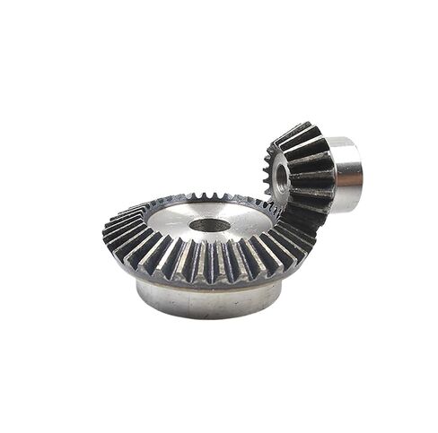 ترس ترس محرك ثقيل من الفولاذ 1 زوج 1:2 ترس مخروطي فولاذي 1.5 متر 15 أسنان + 30 أسنان 90 درجة تروس زاوية شبكية in Kuwait