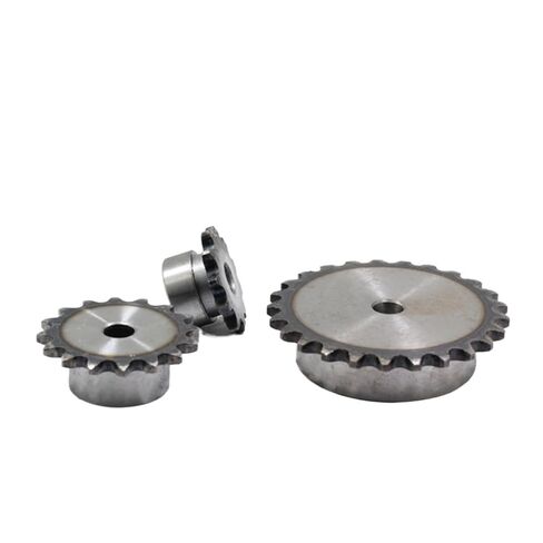 ترس محرك فولاذي شديد التحمل 1 قطعة 06C 10 أسنان إلى 25 أسنان سلسلة عجلة ضرس ترس صناعي A3 فولاذ مناسب لملعب الأسطوانة 9.525 مم (10 أسنان) in Kuwait