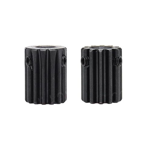 ترس ترس محرك فولاذي شديد التحمل 1 قطعة 1 متر 10 أسنان ~ 1M28 ترس حفز ترس ترس تتحمل 4 مم سطح أسود 10 OD 12 مم 30 مم الكربون المس (1 م 17 طن) in Kuwait