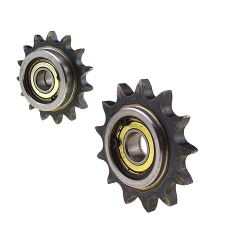 ترس ترس محرك فولاذي شديد التحمل 08B 13-19 أسنان 59-84 مم صناعة عالية السرعة سلسلة دوارة محمل ضرس (محمل مزدوج-19 سن × 84 OD) in Kuwait