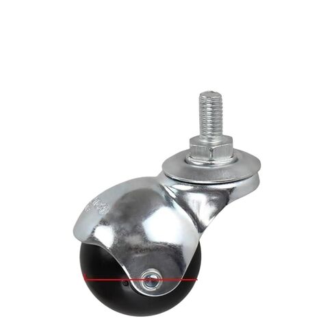 1 piece 1.5 inch 8mm/10mm Spherical Nylon Universal Wheel Thread Sofa Wheel Furniture Coffee Table TPR Silent(D) in Saudi Arabia